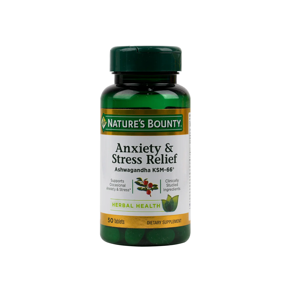 54050-Natures Bounty Anxiety & Stress Relief 50 Tablets