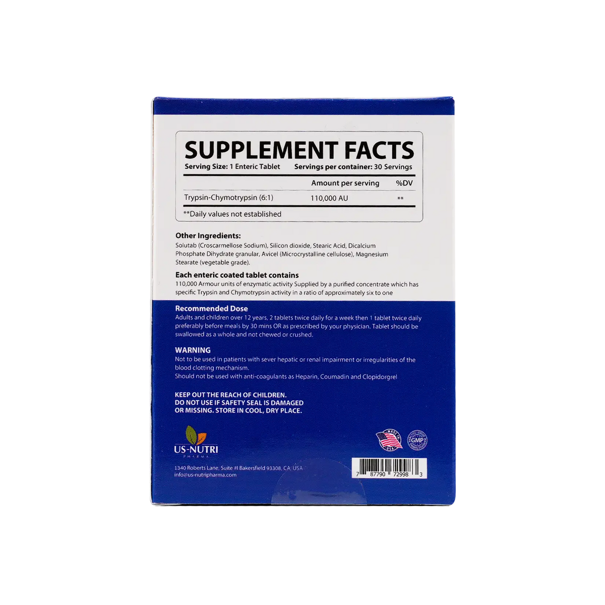 54052-Us Nutri Qzyme 30 Tablets +1