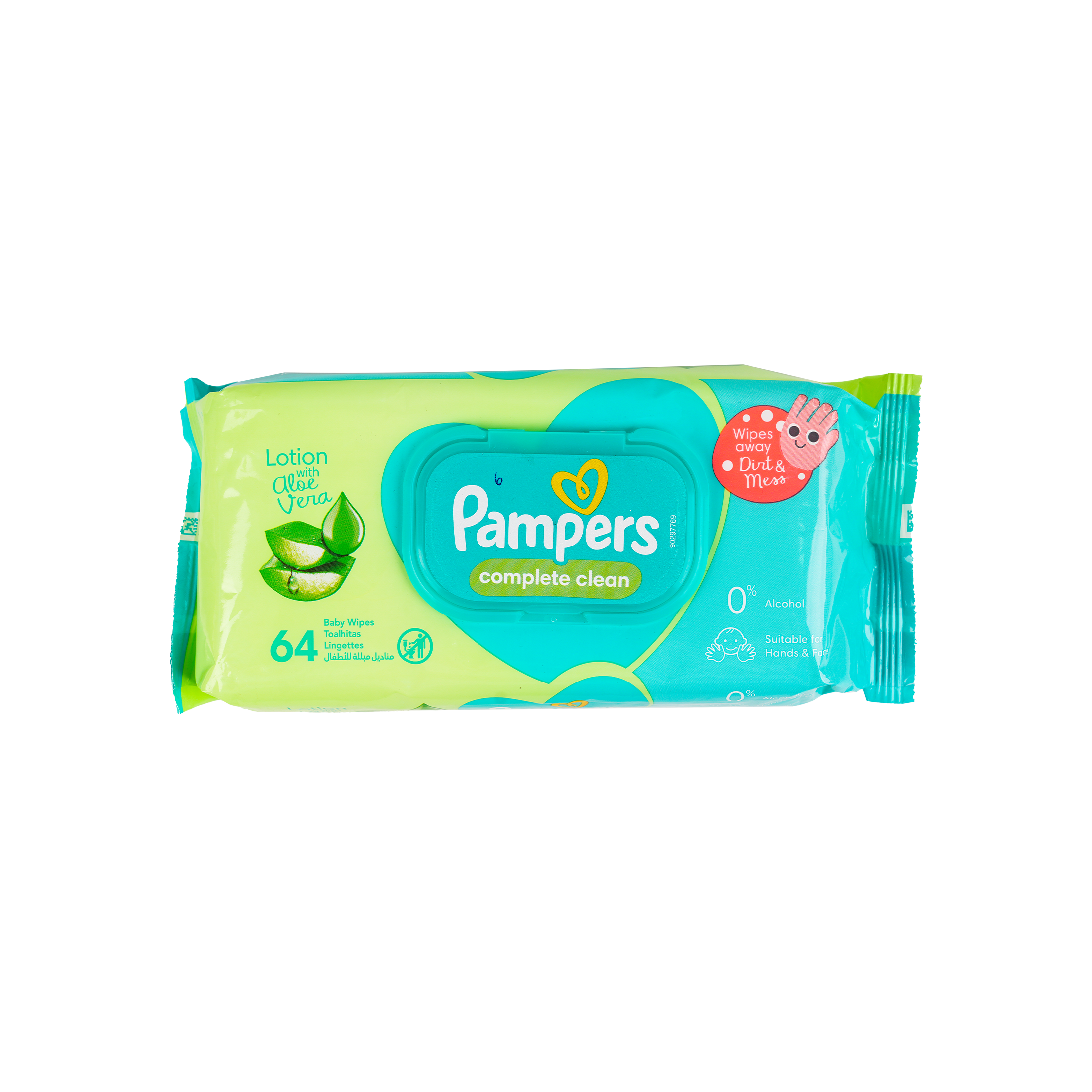 Pampers Complete Clean Wipes 64pcs-9110