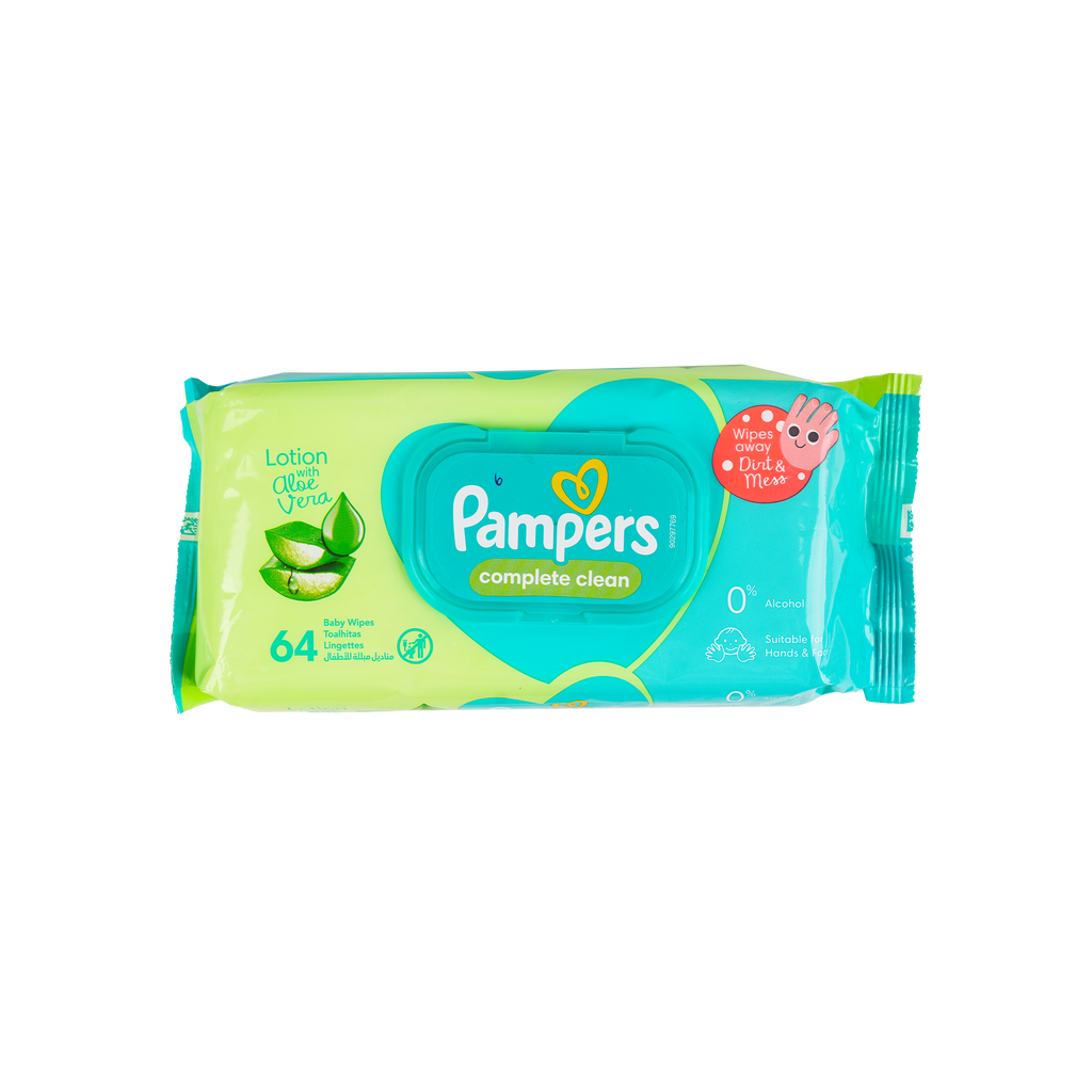 Pampers Complete Clean Wipes 64pcs-9110