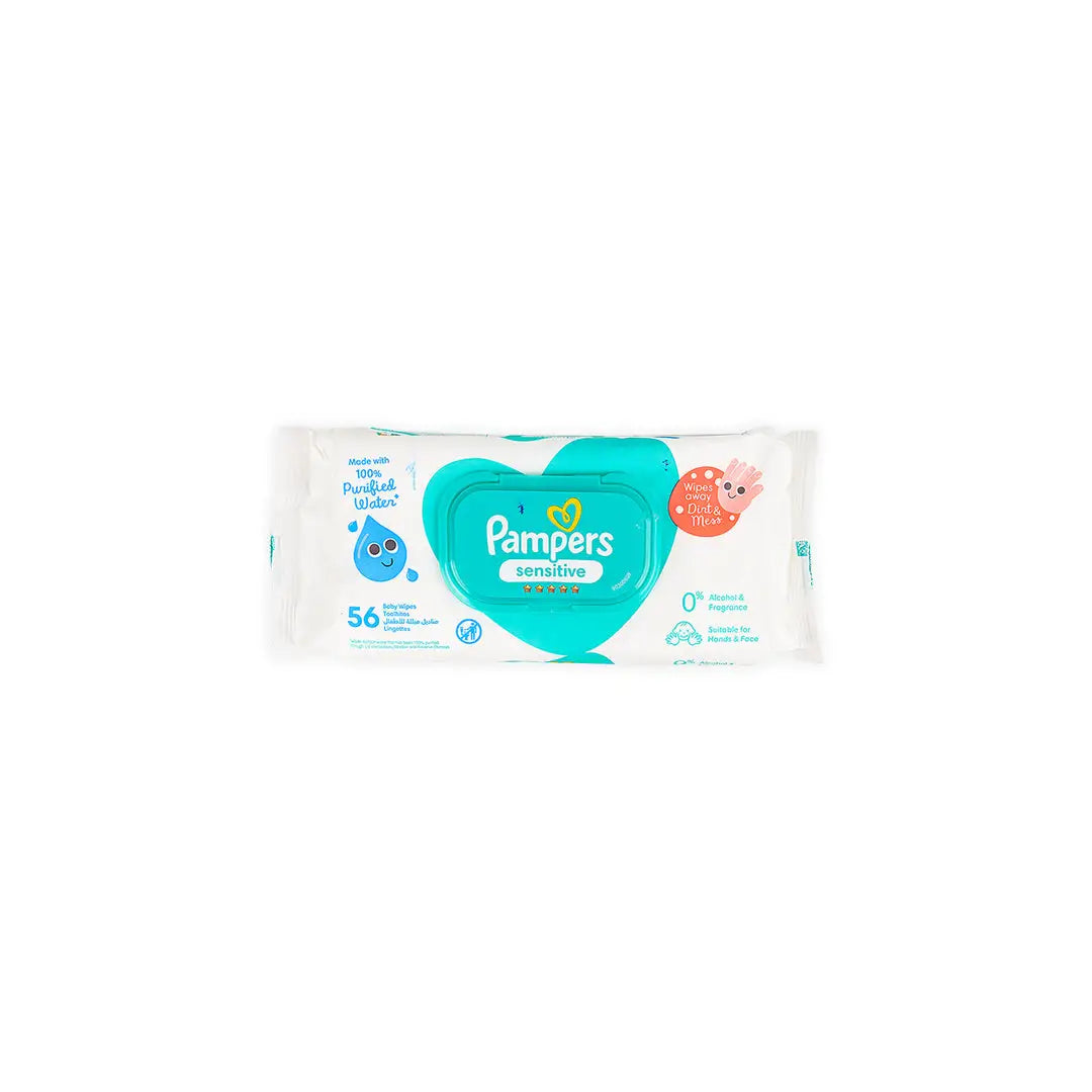 54059-Pampers Sensitive Wipes 56pcs-6649