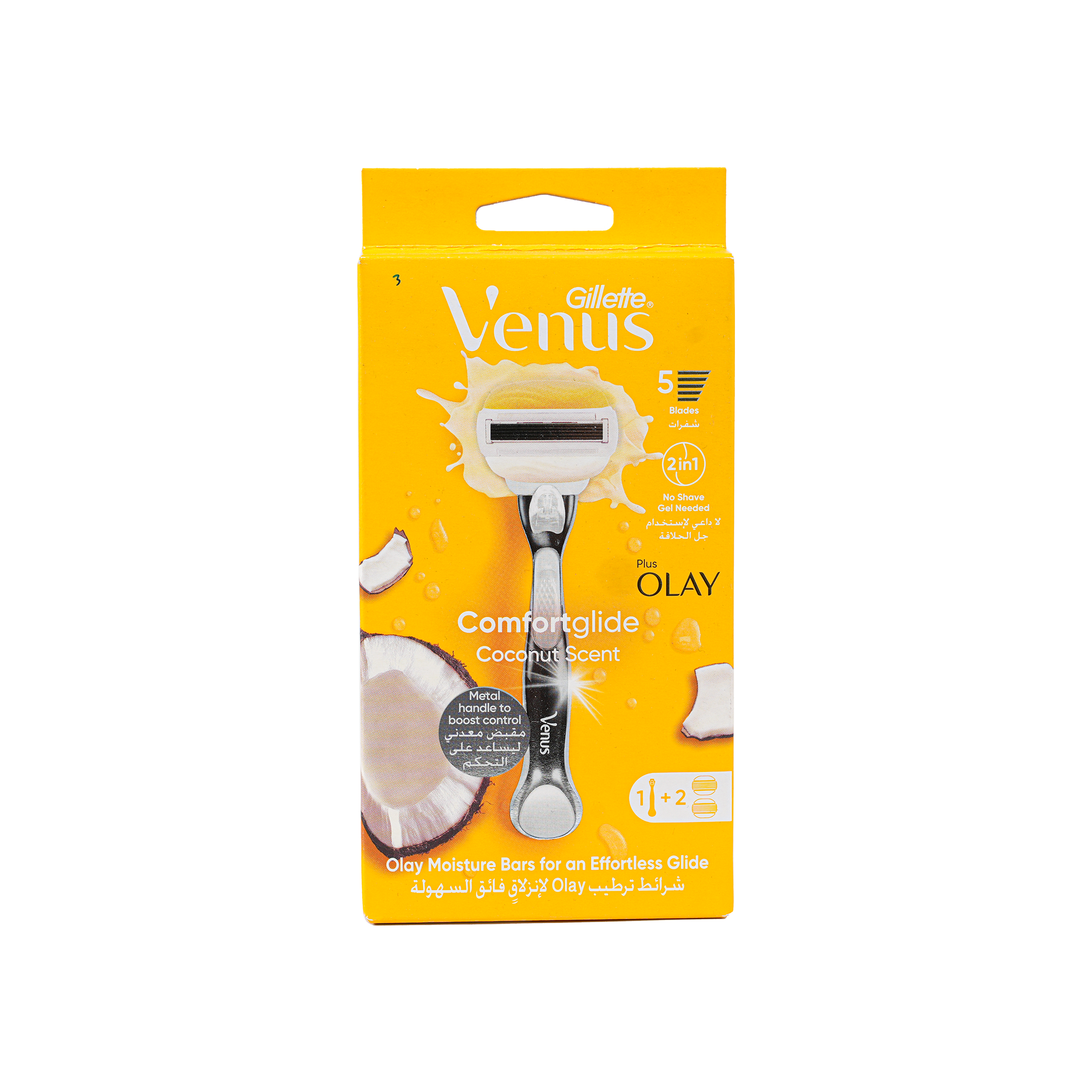 Gillette Venus Olay Coconut 1Handle+2Cap-7230