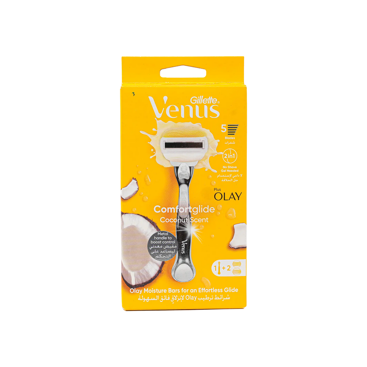 54061-Gillette Venus Olay Coconut 1Handle+2Cap-7230