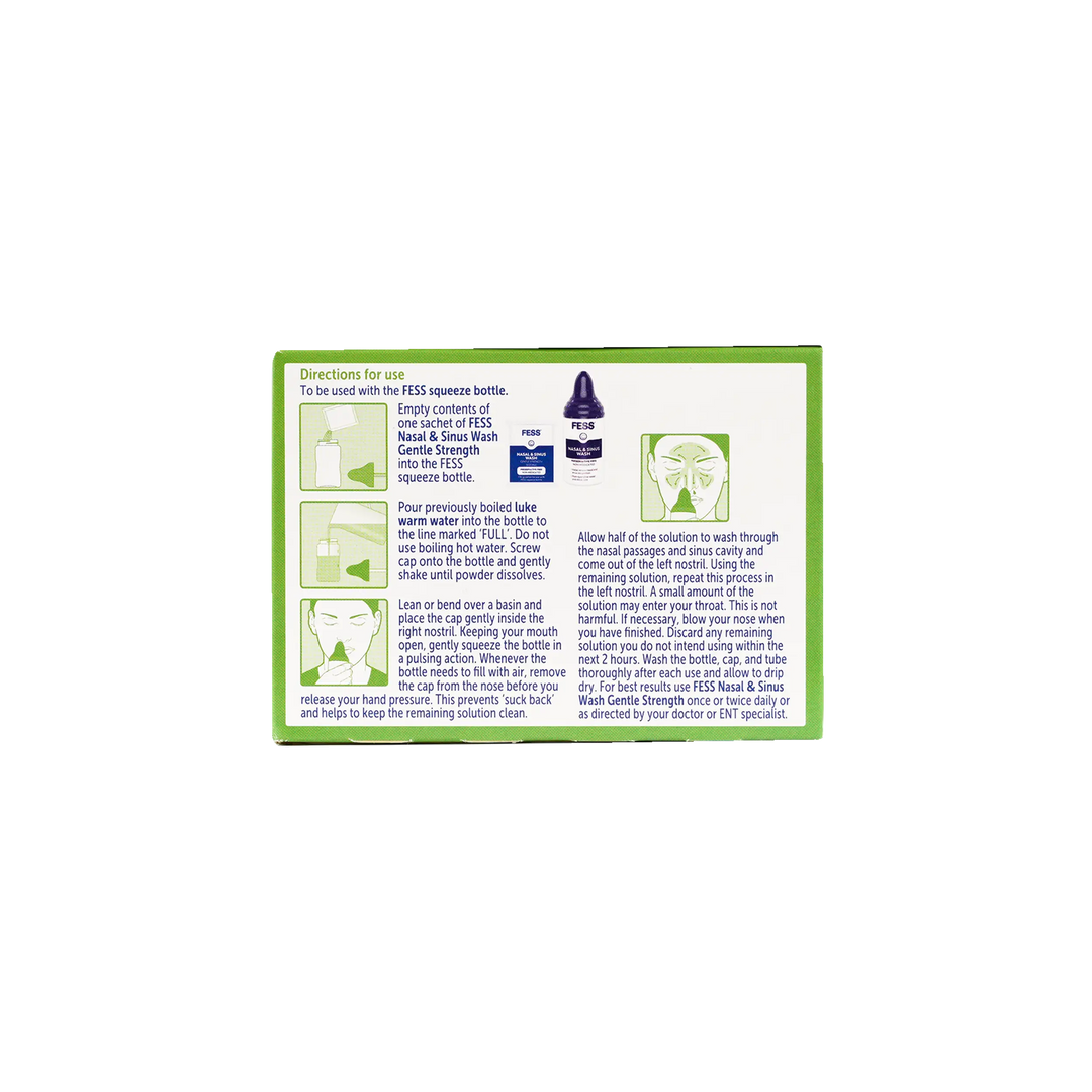 54065-Fess Nasal &amp; Sinus Saline Wash Refill 100 Sachets +2