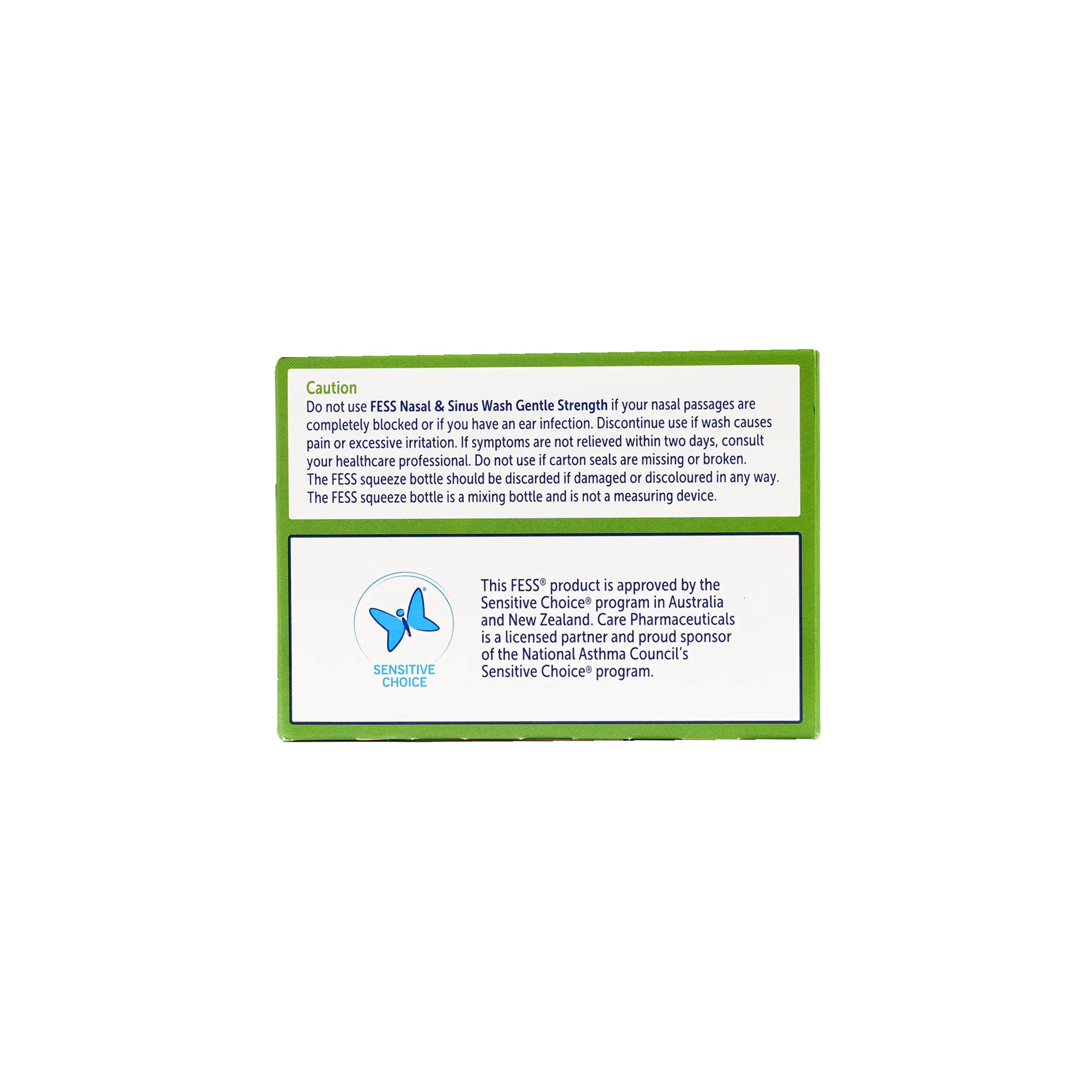 Fess Nasal & Sinus Saline Wash Refill 100 Sachets