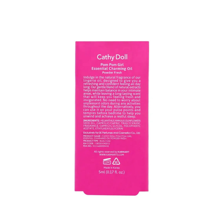 54069-Cathy Doll Pom Pom Girl Essential Charming Oil 5ml +2
