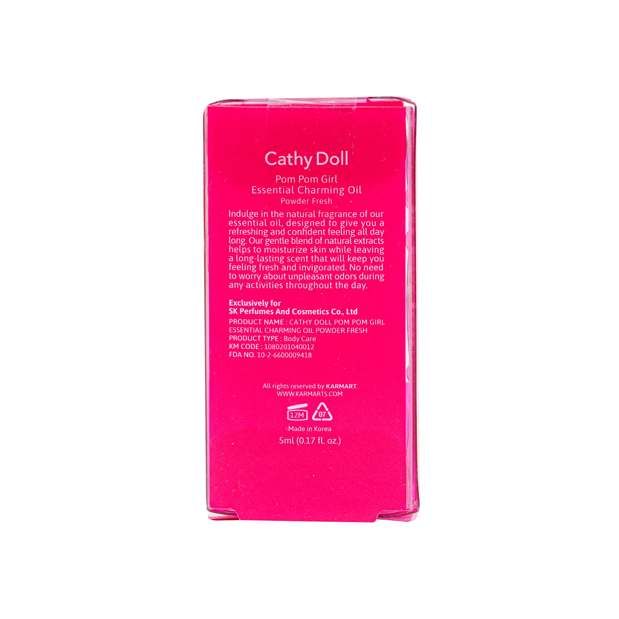 Cathy Doll Pom Pom Girl Essential Charming Oil 5ml SubB19
