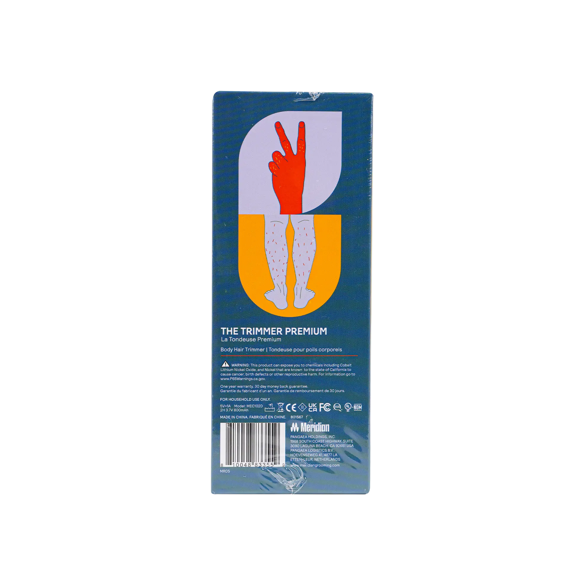 Meridian Body Hair Trimmer - Blaze