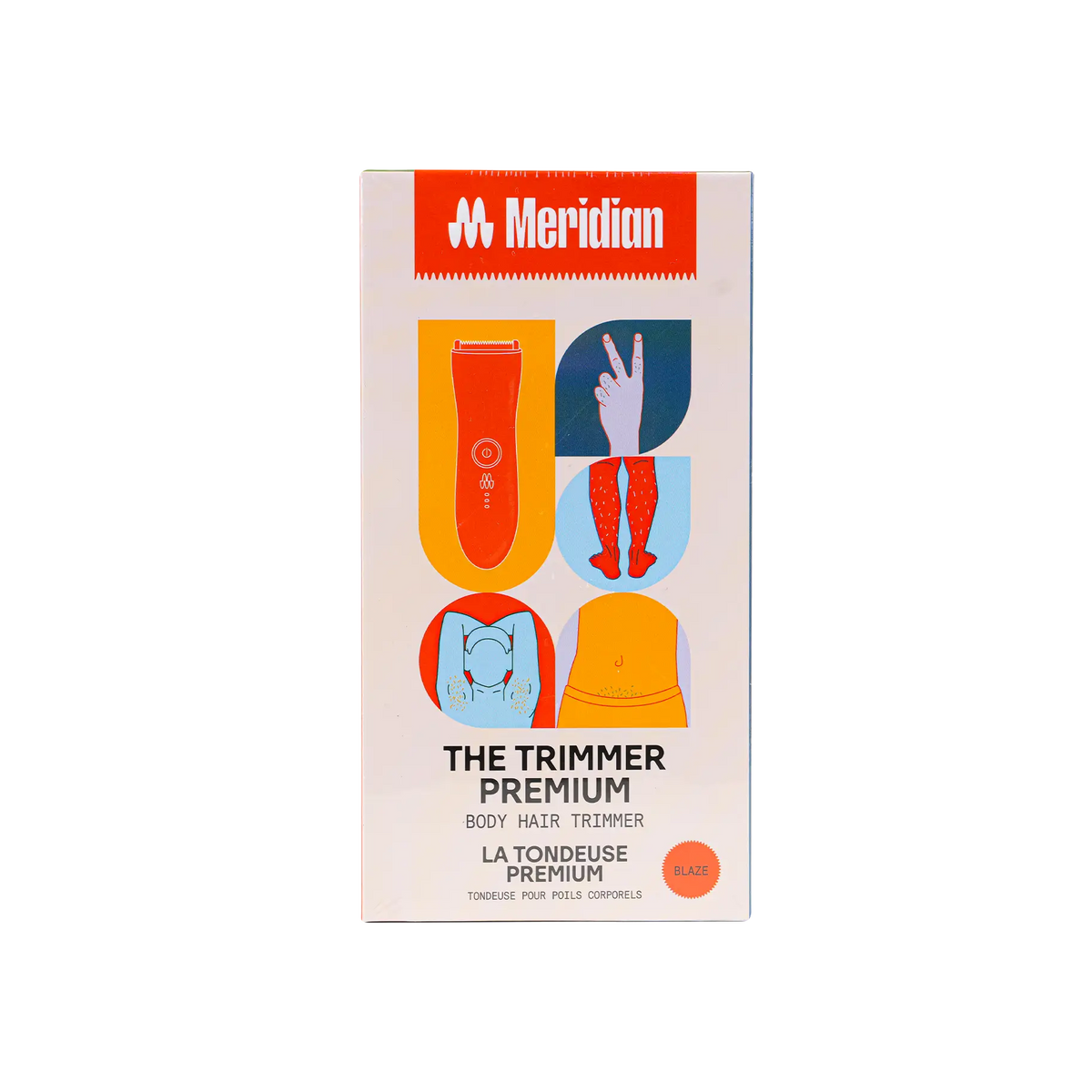 54074-Meridian Body Hair Trimmer-Blaze