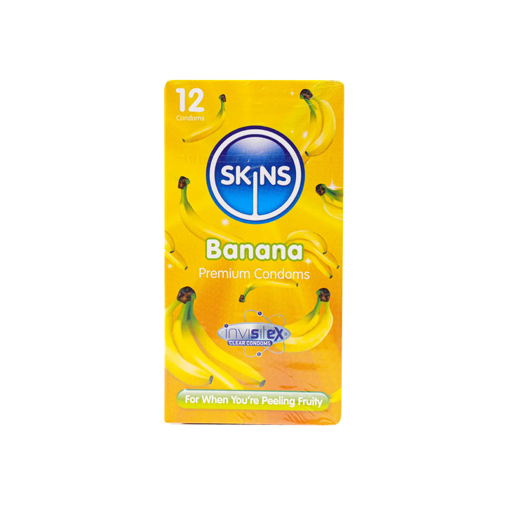 54075-Skins Condom Banana 12pcs