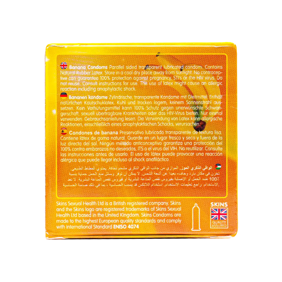 Skins Condom Banana 4pcs
