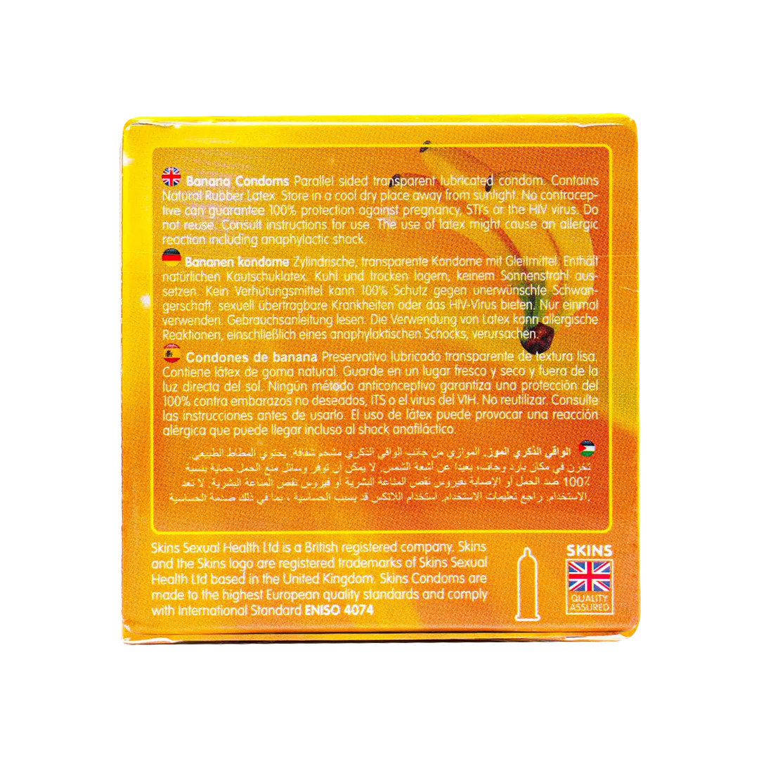 54077-Skins Condom Banana 4pcs +3