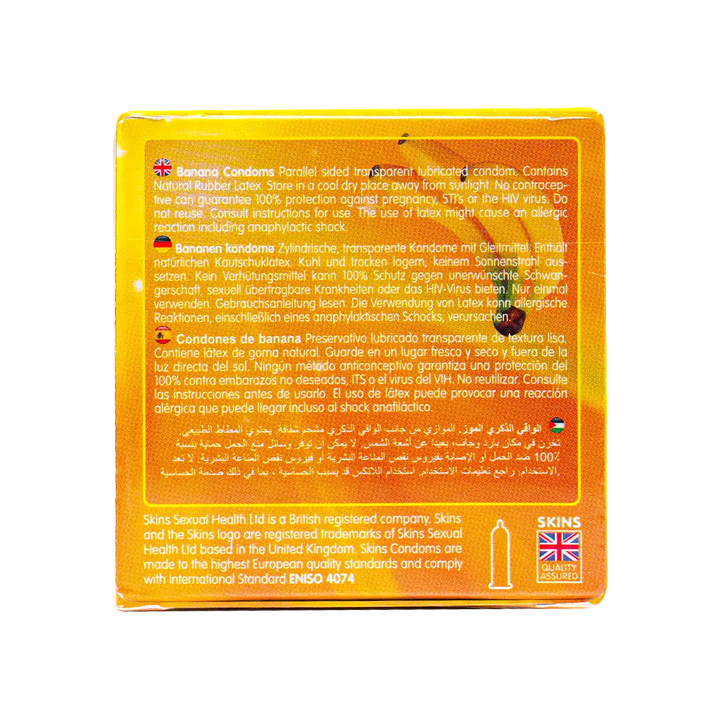 54077-Skins Condom Banana 4pcs +3