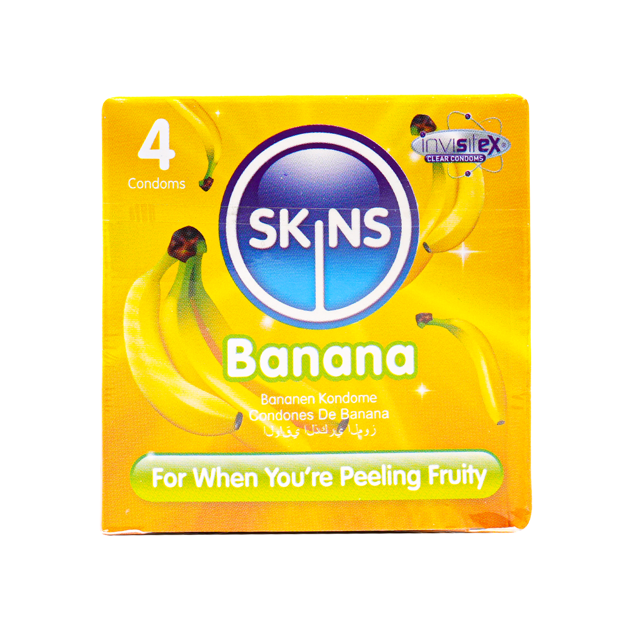 Skins Condom Banana 4pcs