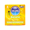 Skins Condom Banana 4pcs