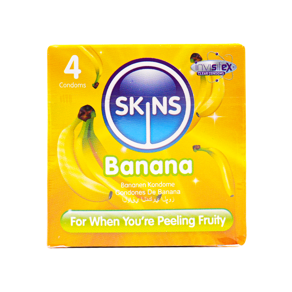 Skins Condom Banana 4pcs