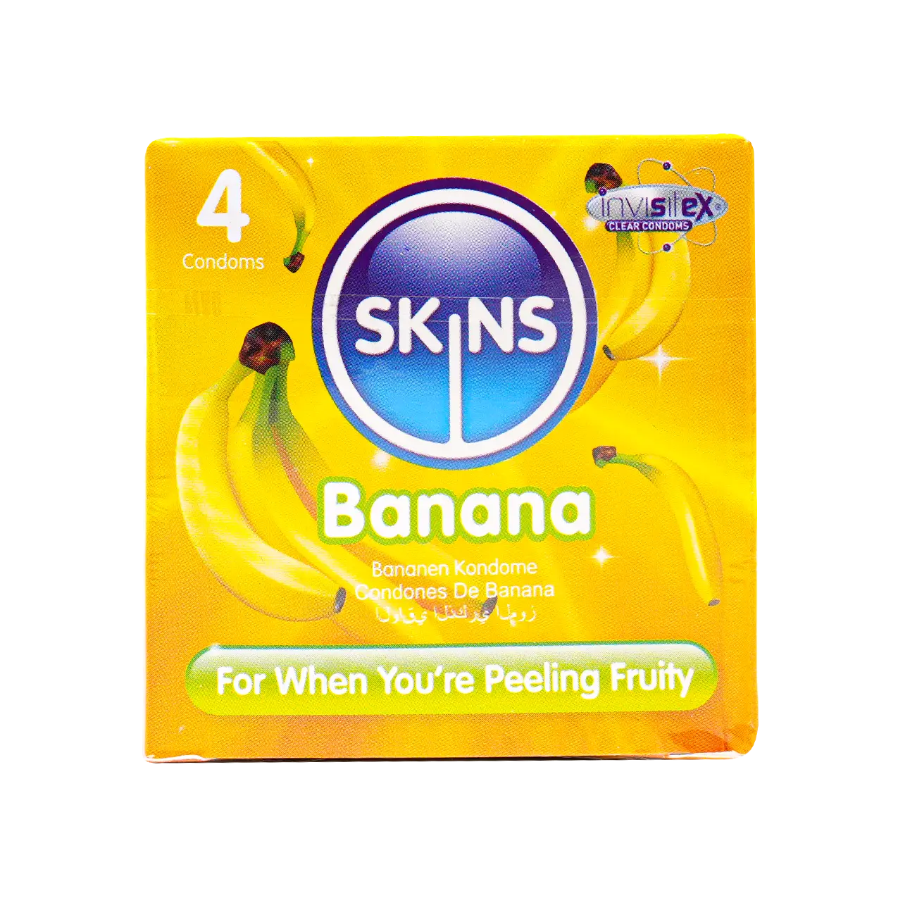 Skins Condom Banana 4pcs