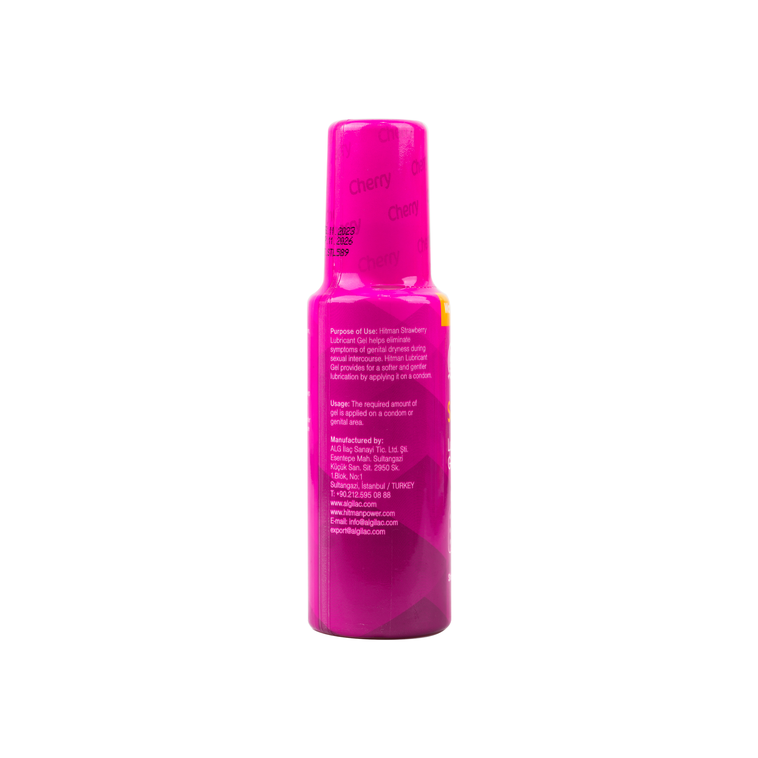 Hitman Lubricant Strawberry Gel 100ml