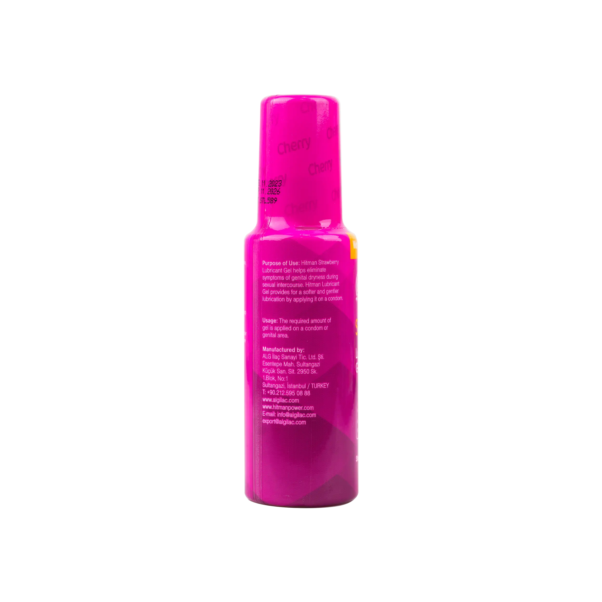 Hitman Lubricant Strawberry Gel 100ml