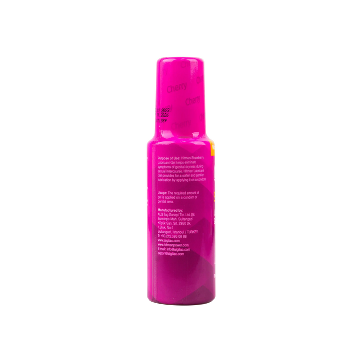 54091-Hitman Lubricant Strawberry Gel 100ml +2