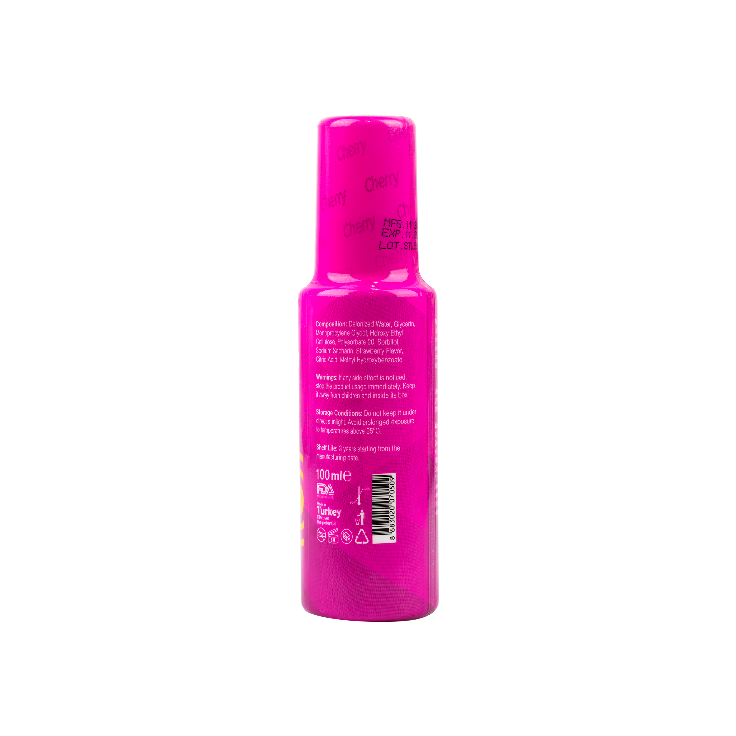 Hitman Lubricant Strawberry Gel 100ml