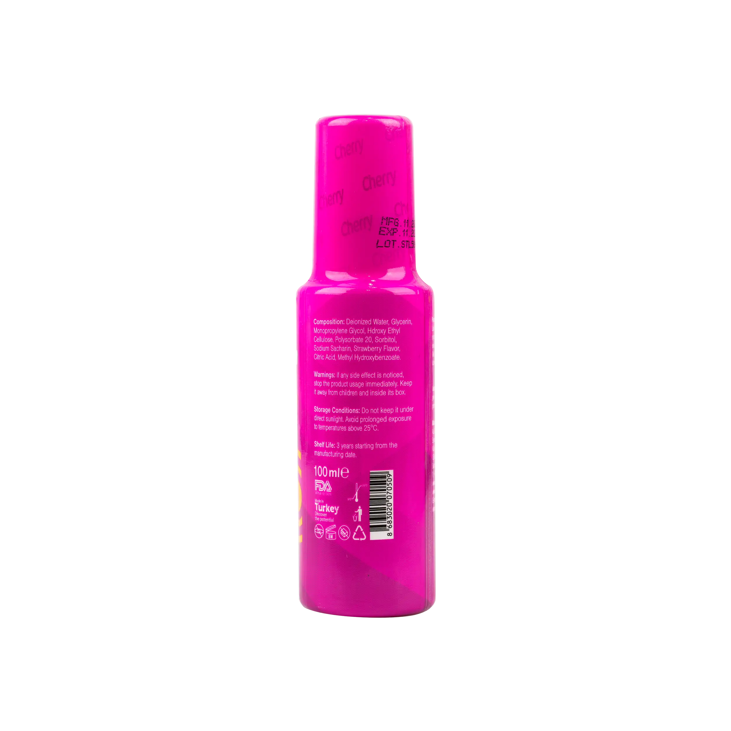 Hitman Lubricant Strawberry Gel 100ml