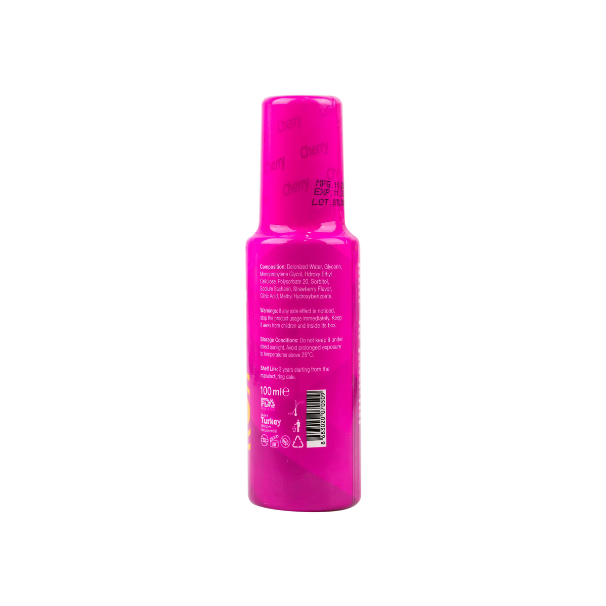 54091-Hitman Lubricant Strawberry Gel 100ml +1