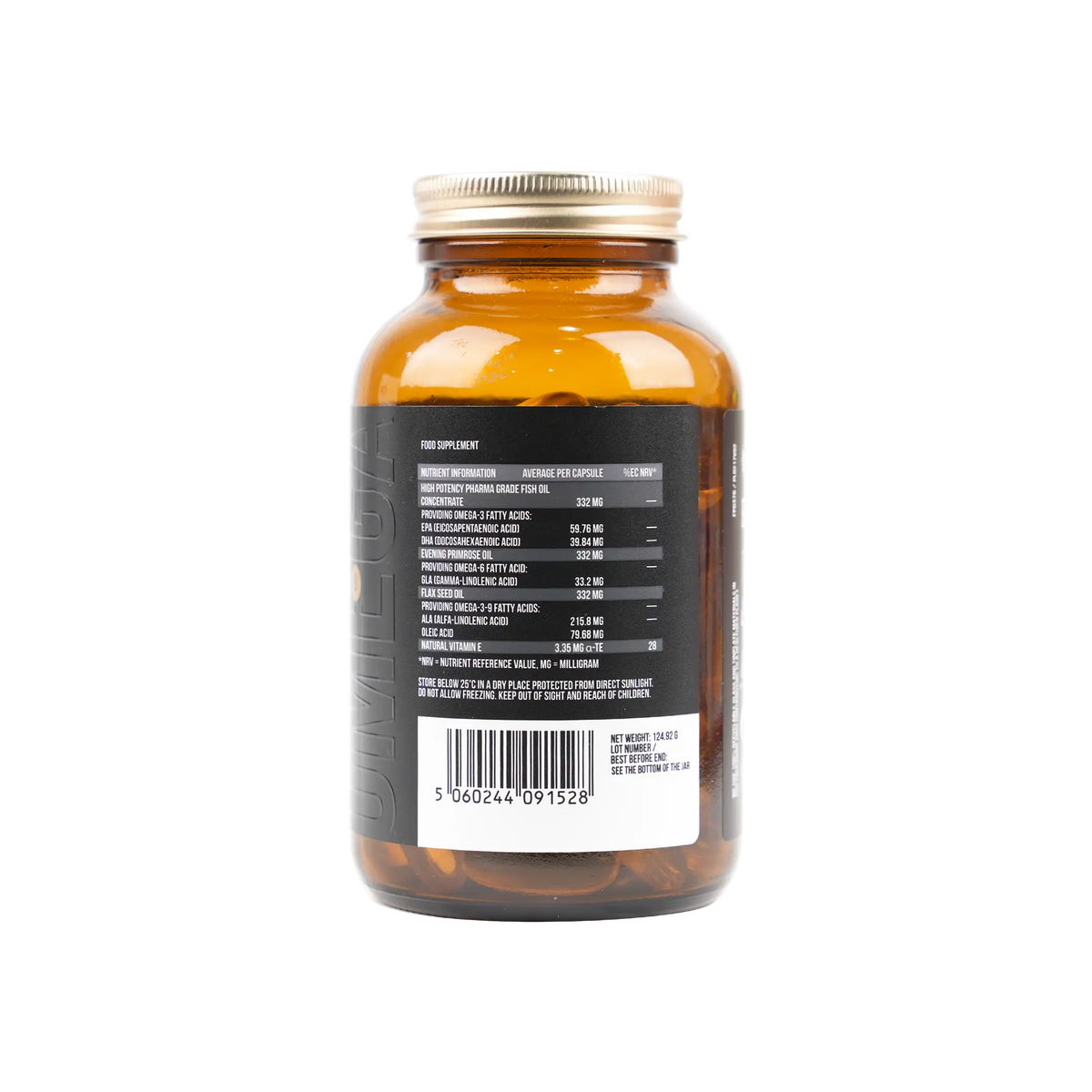 54099-Grassberg Omega 3-6-9 Balance 1000mg 90 Capsules +1