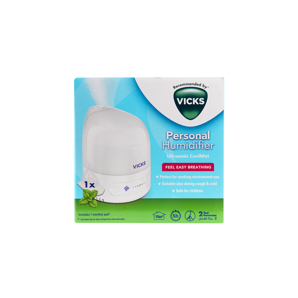 Vicks Humidifier Ultrasonic Cool Mist 0.7L-510