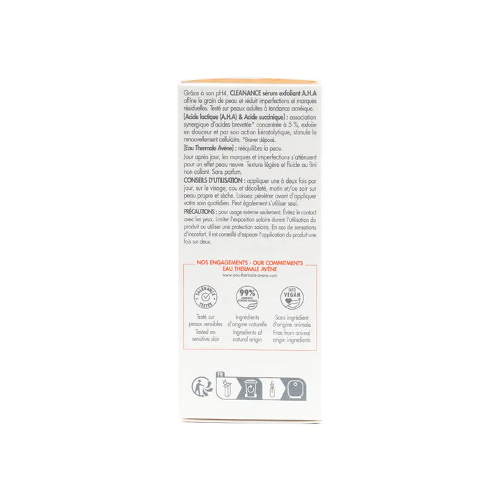 54106-Avene Cleanance A.H.A Exfoliating Serum 30ml +2