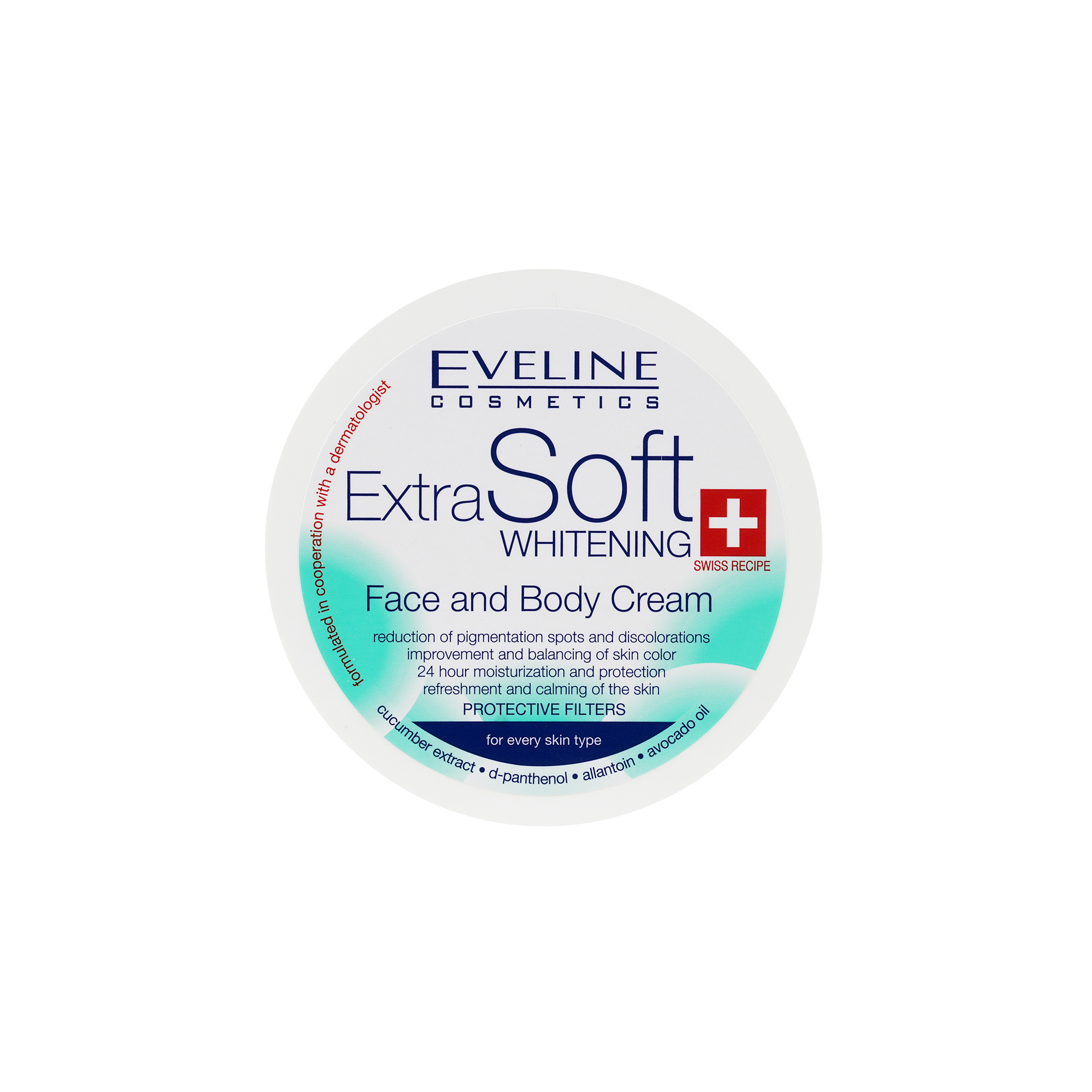 Eveline Extra Soft Whitening Face & Body Cr 175ml