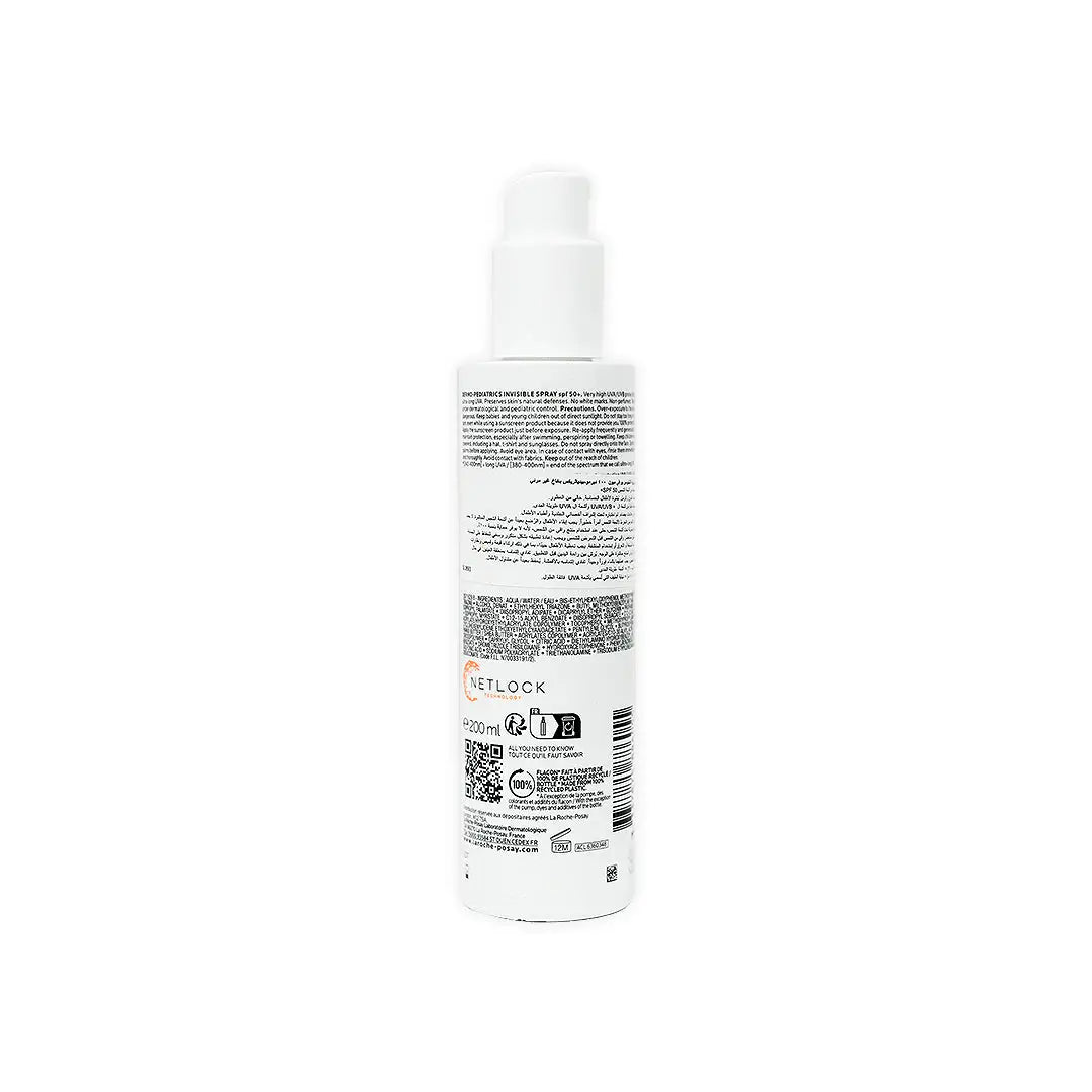 54116-La Roche-Posay SPF50+ Dermo-Pediatrics Invisble Spray 200ml +1