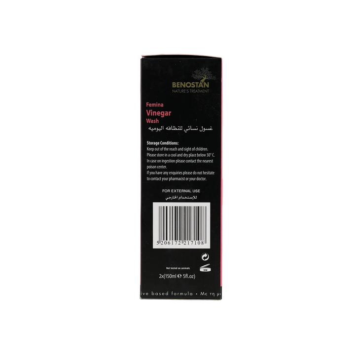 54177-Benostan Femina Vinegar Wash 2x150ml +4