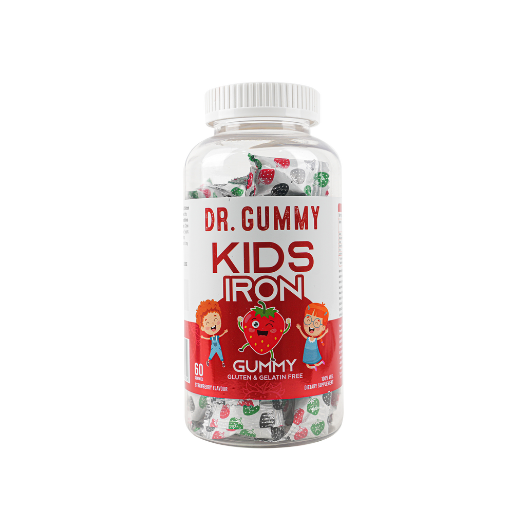 DR.Gummy Kids Iron 60 Gummies-Strawberry