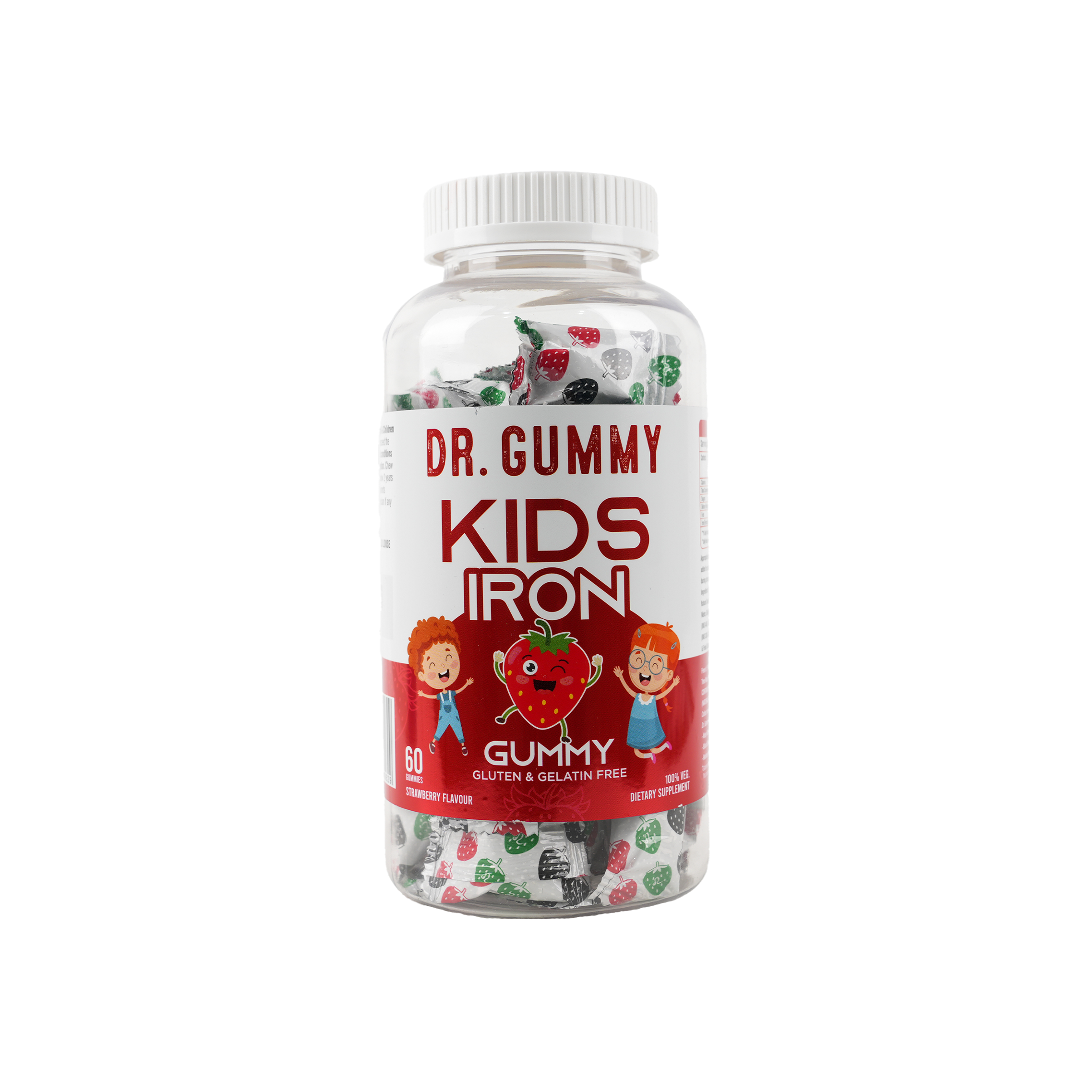 DR.Gummy Kids Iron 60 Gummies-Strawberry