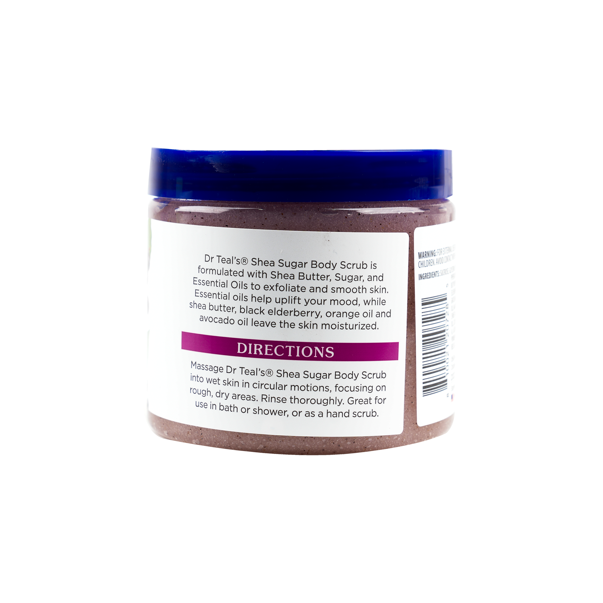 Dr Teals Shea Sugar Scrub 538g – Black Elderberry