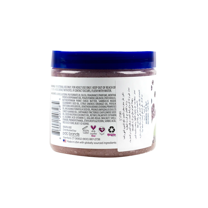 54122-Dr Teals Shea Sugar Scrub 538g – Black Elderberry +2