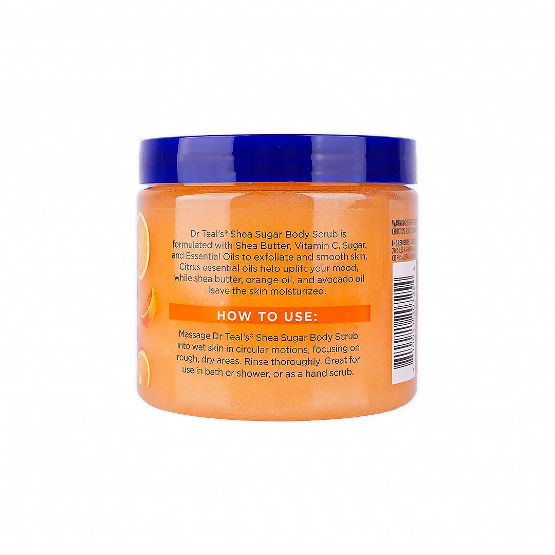 Dr Teals Shea Sugar Scrub 538g – Citrus +4