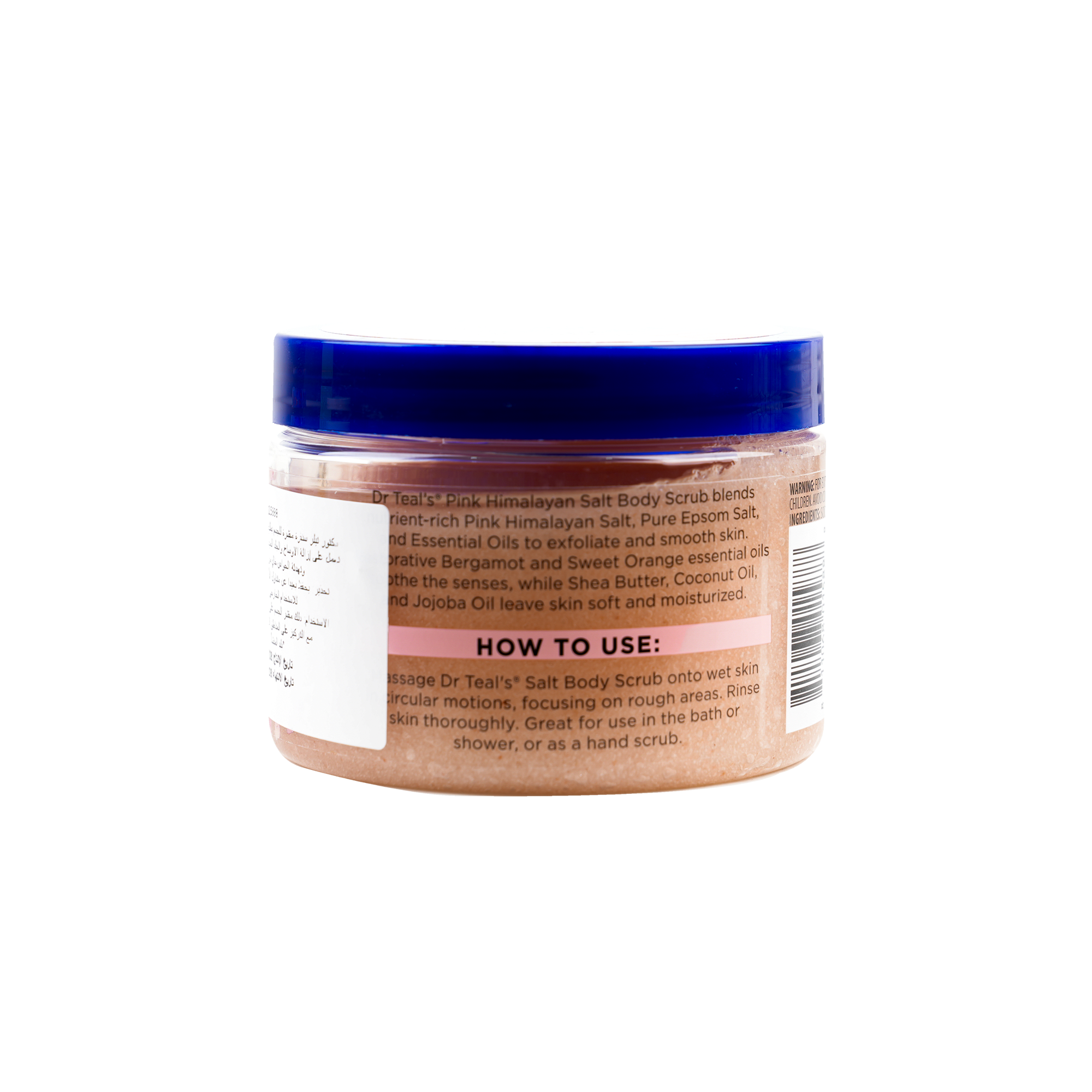 Dr Teals Pink Himalayan Salt Scrub 454g– Restore & Replenish