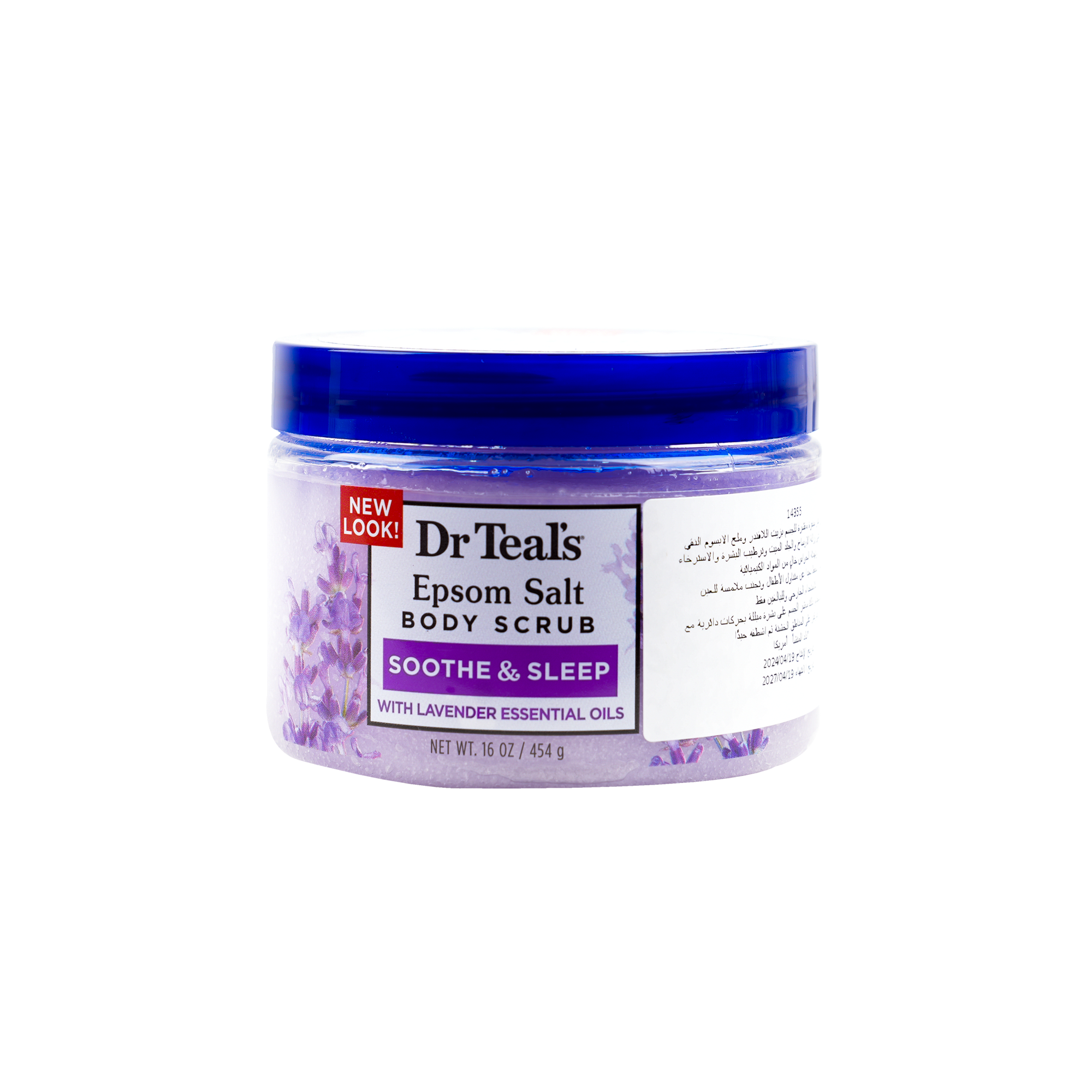 Dr Teals Epsom Salt Body Scrub 454g – Soothe & Sleep