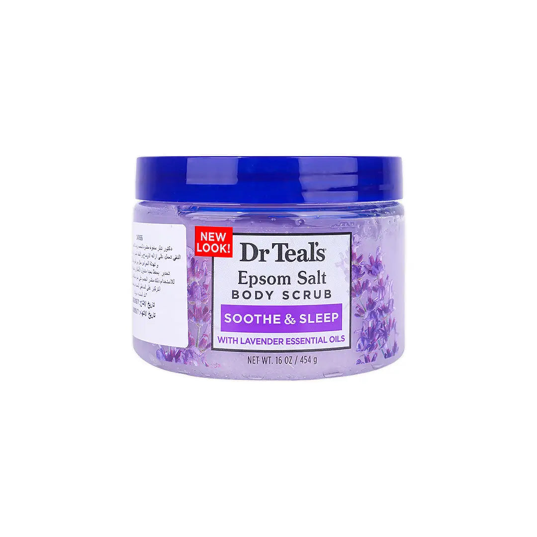 54127-Dr Teals Epsom Salt Body Scrub 454g – Soothe & Sleep