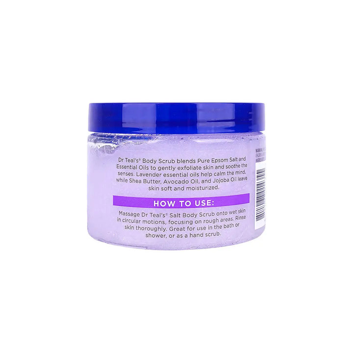 54127-Dr Teals Epsom Salt Body Scrub 454g – Soothe &amp; Sleep +2