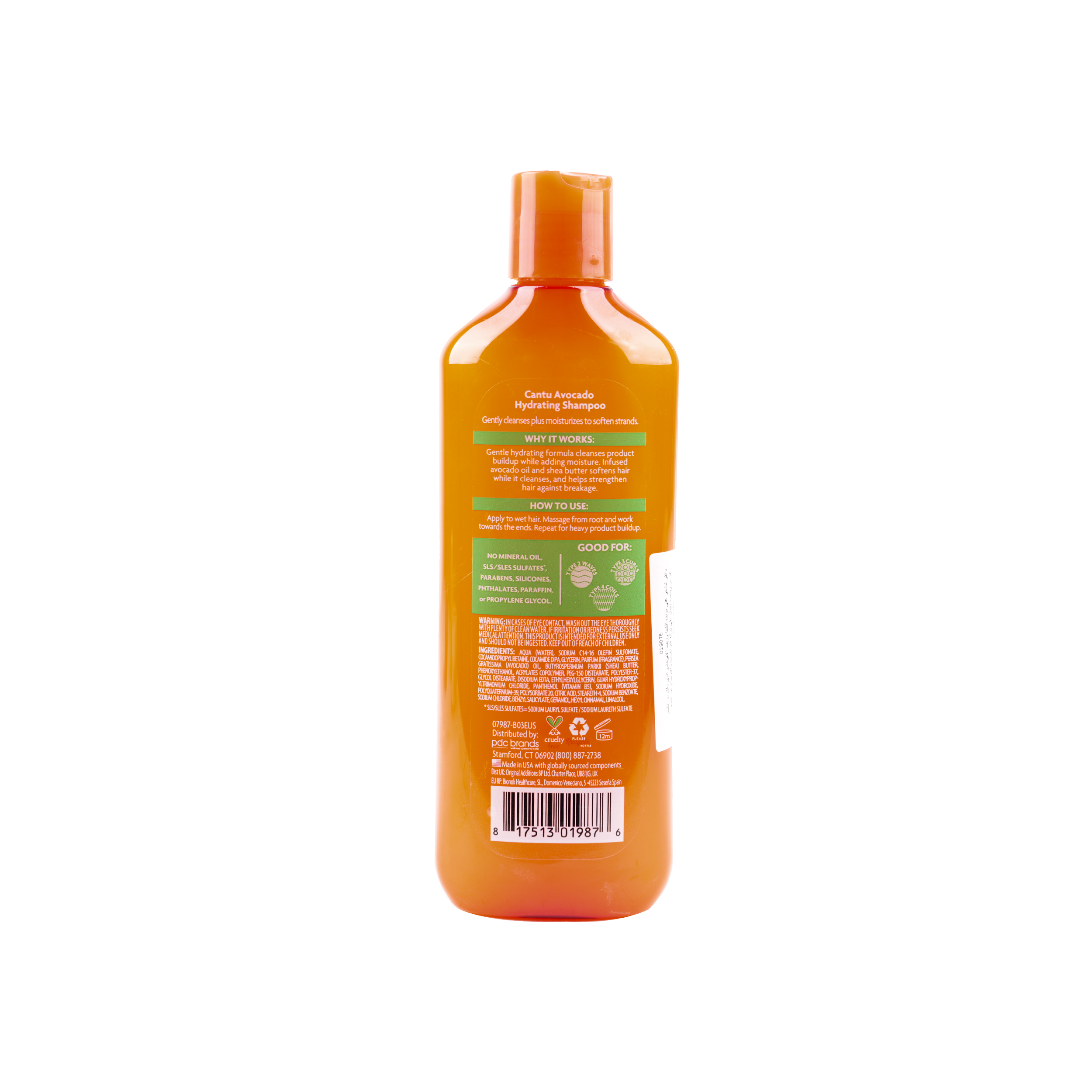 Cantu Hydrating Shampoo 400ml-Avocado & Shea Butter