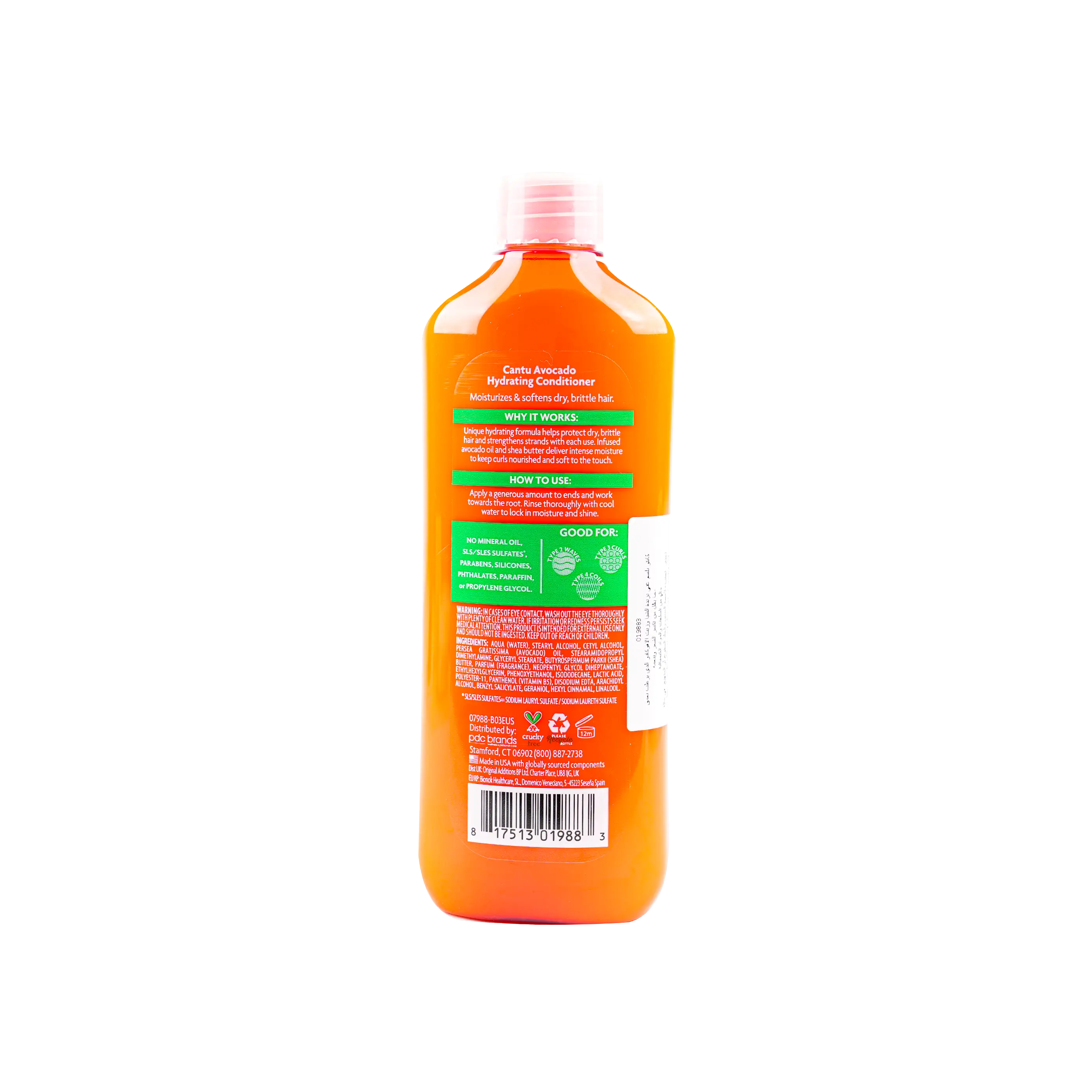 Cantu Hydrating Conditioner 400ml-Avocado & Shea Butter