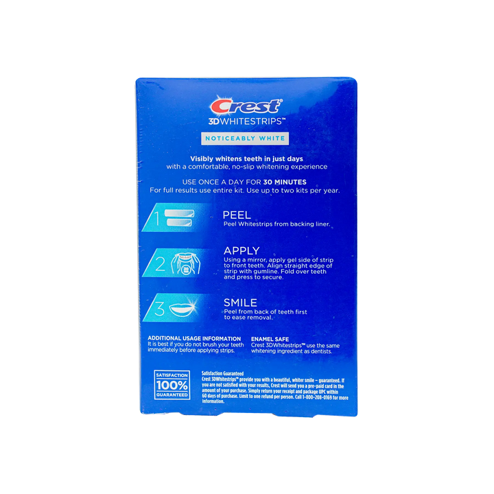 54141-Crest 3d White Strips Noticeably White 20pcs +2