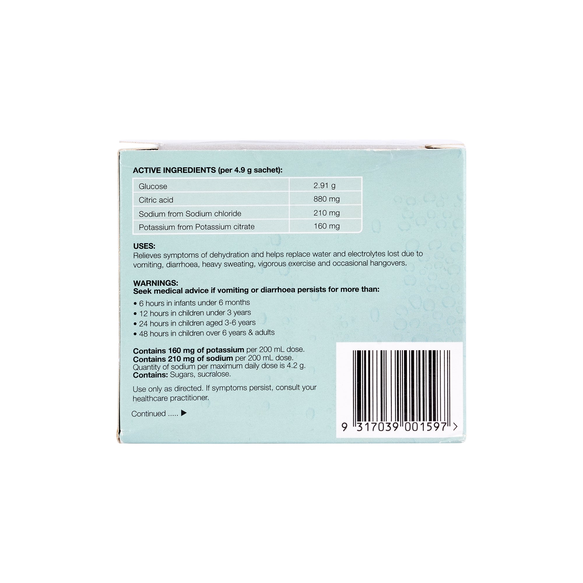 54156-Hydralyte Lemon Flavoured Electrolyte Powder 10 Sac +5