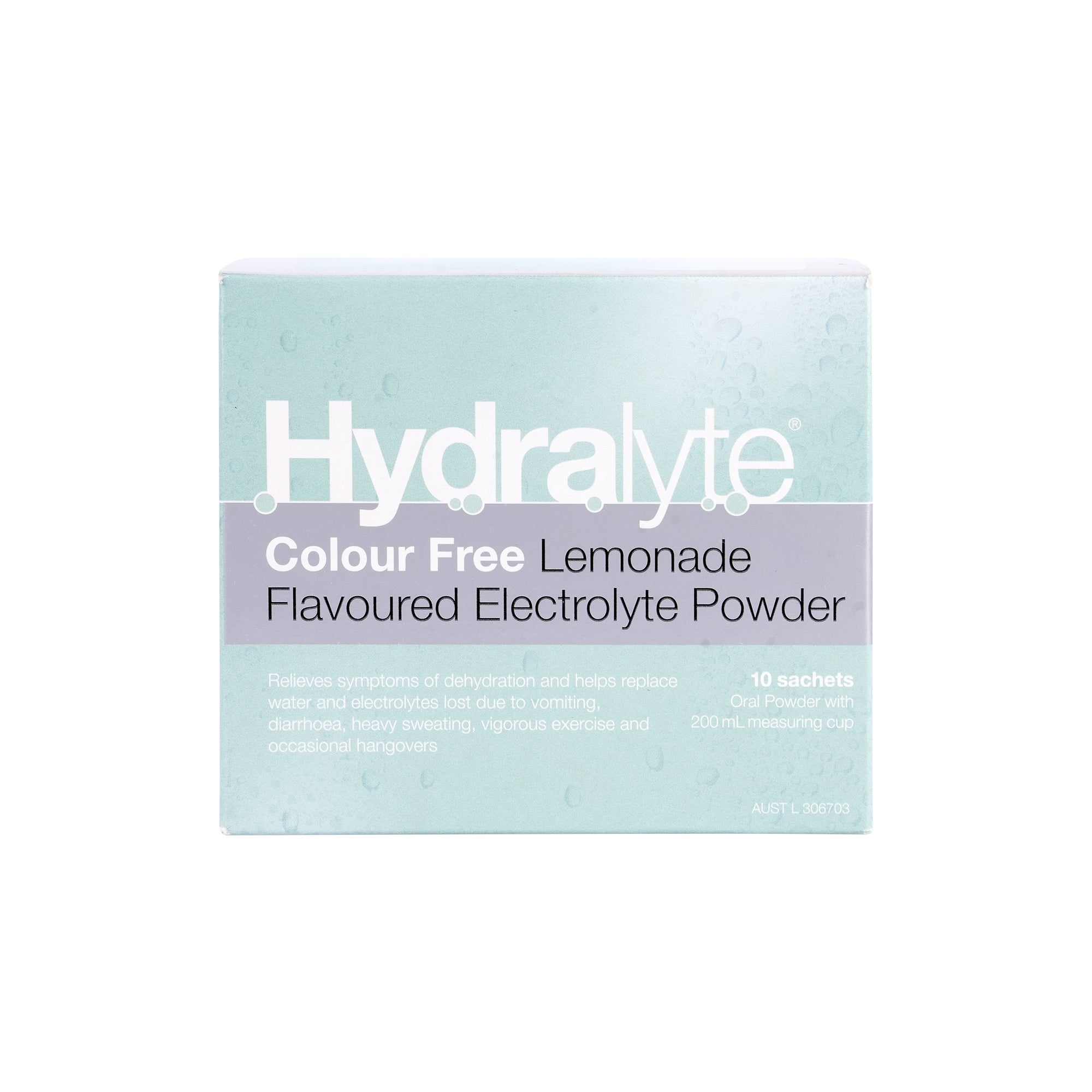54156-Hydralyte Lemon Flavoured Electrolyte Powder 10 Sac +2