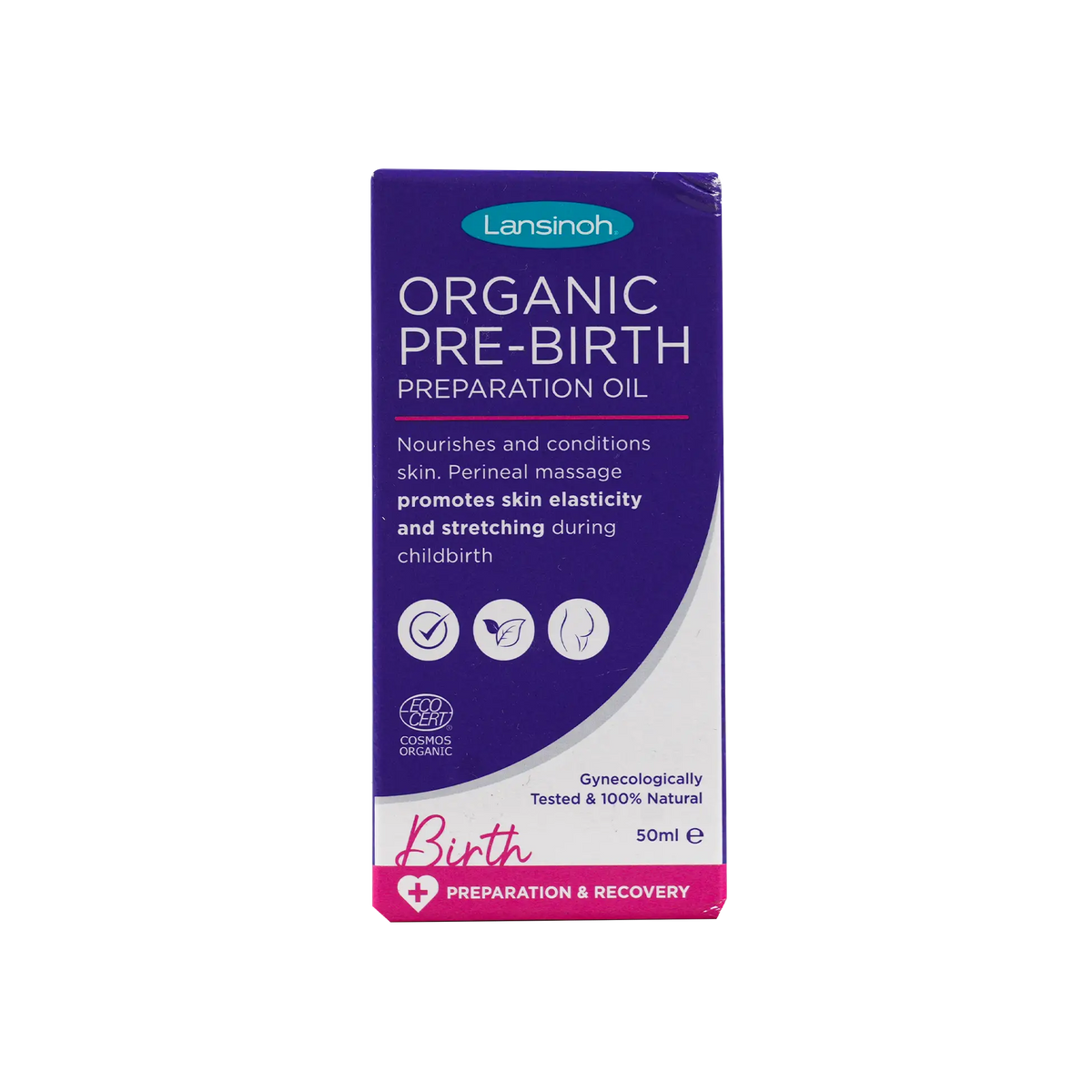 54164-Lansinoh Organic Pre-Birth Preparation Oil 50ml