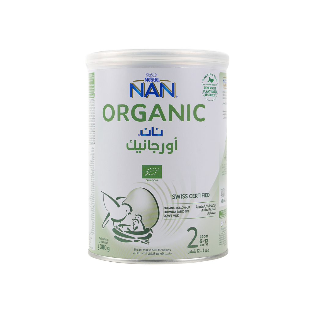 Nan Organic No-2 Milk 380gm-6-12 Months