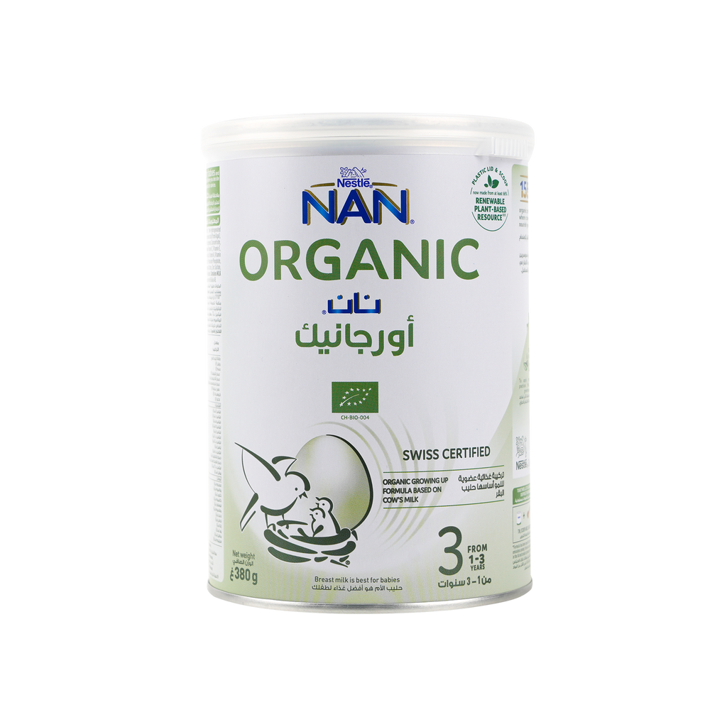 Nan Organic No-3 Milk 380gm-1-3 years